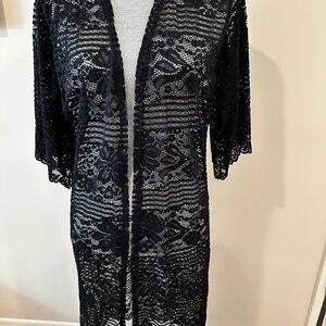 Ginger G Black Lace Overlay